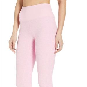ALO High Waist Lounge Leggings Soft Pink Heather S